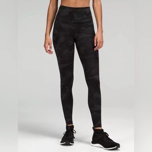Lululemon Black Camo Leggings